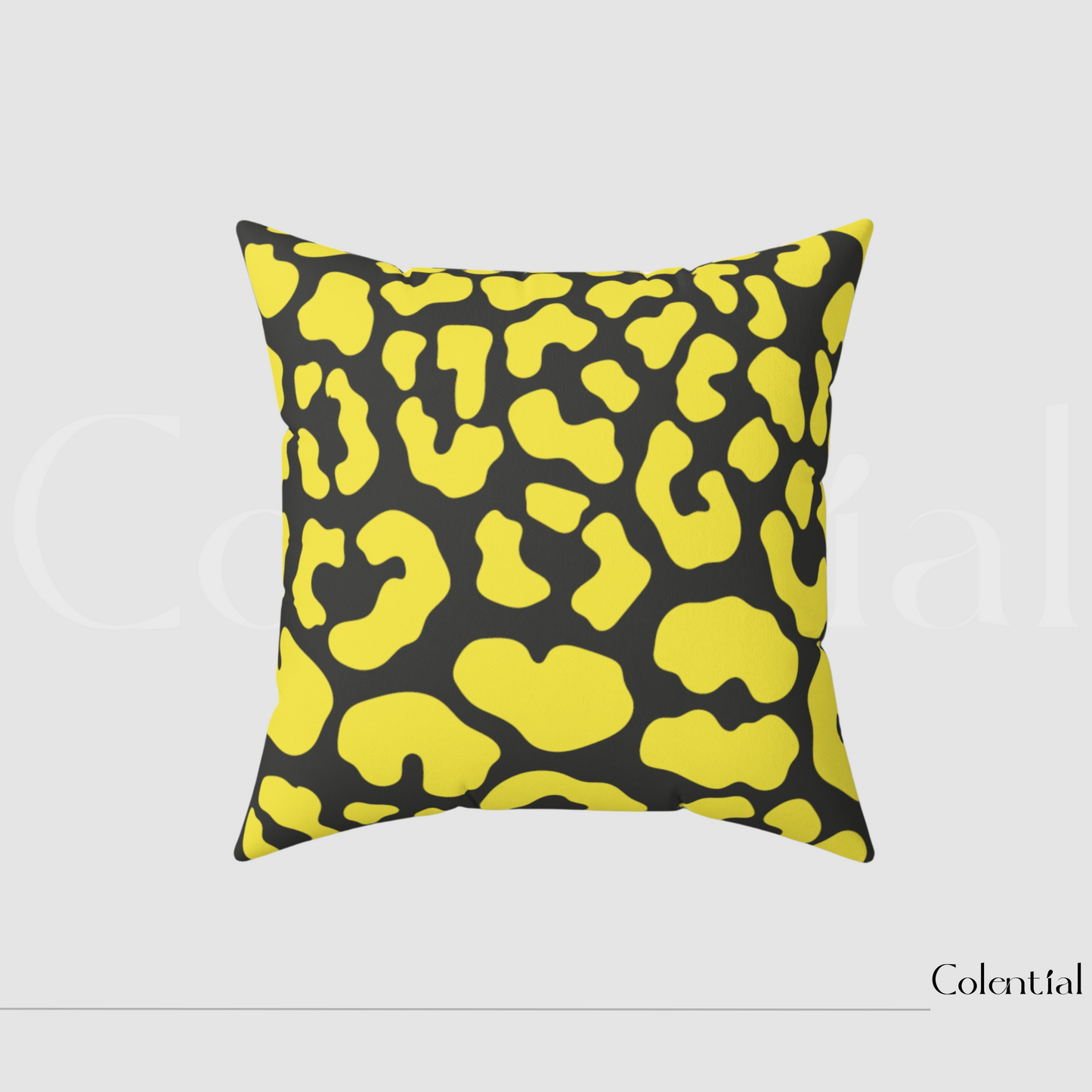 Colential Spun Polyester Square Pillow - HP008