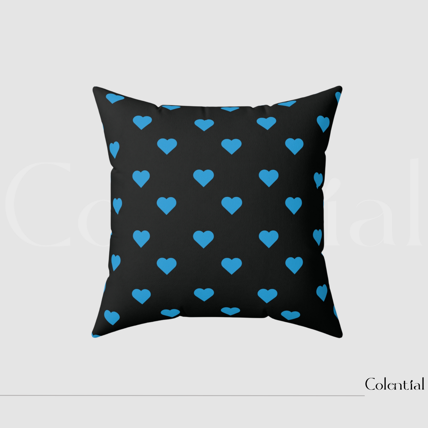 Colential Spun Polyester Square Pillow - HP004