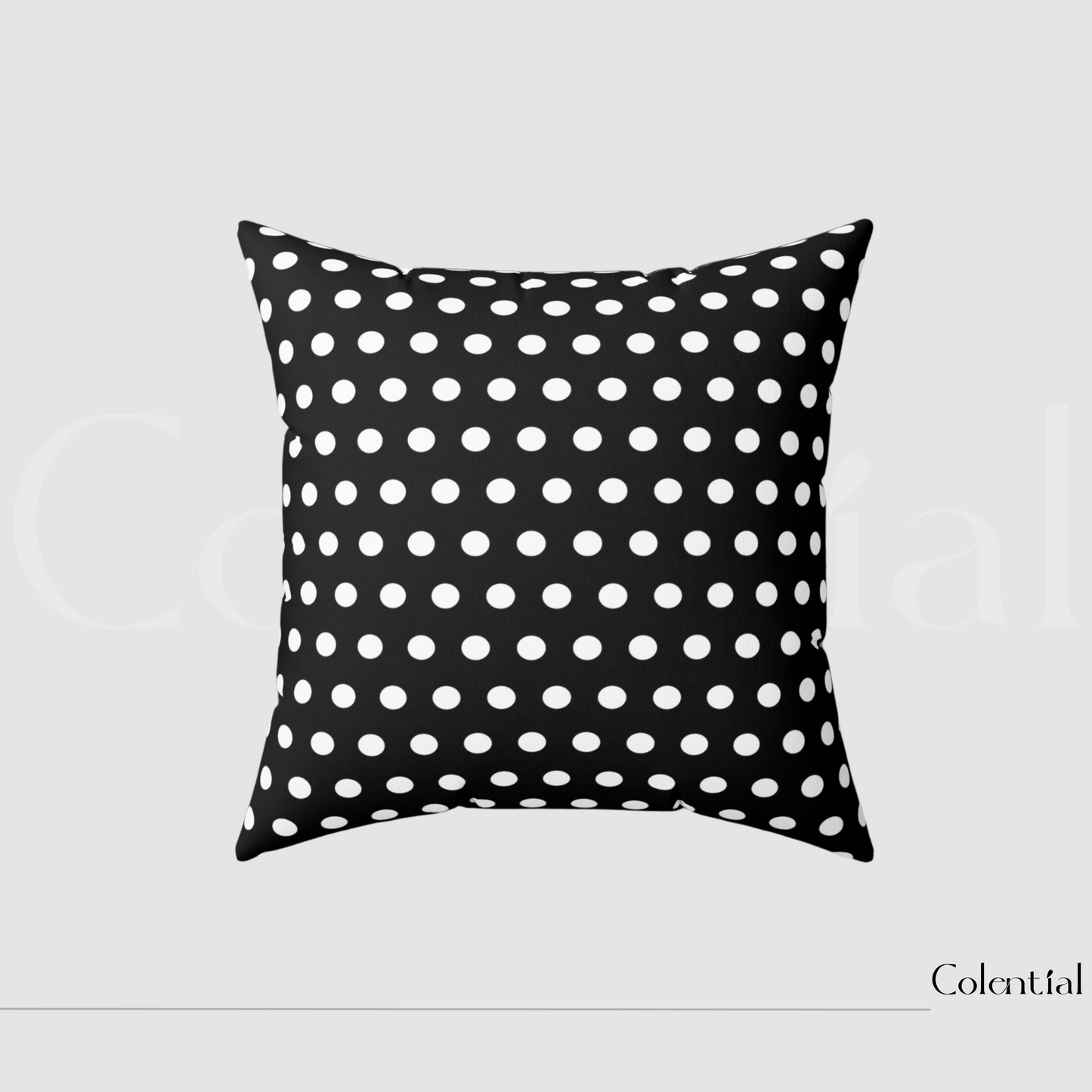 Colential Spun Polyester Square Pillow - HP011