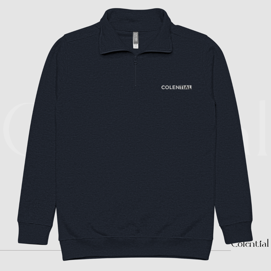 Colential Embroidered Fleece Pullover - SM011