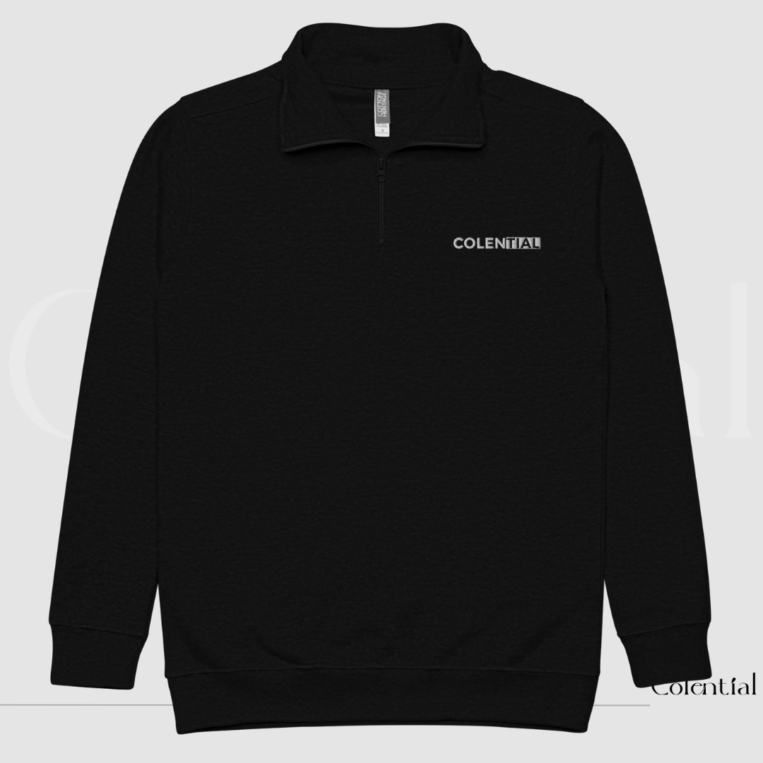 Colential Embroidered Fleece Pullover - SM012