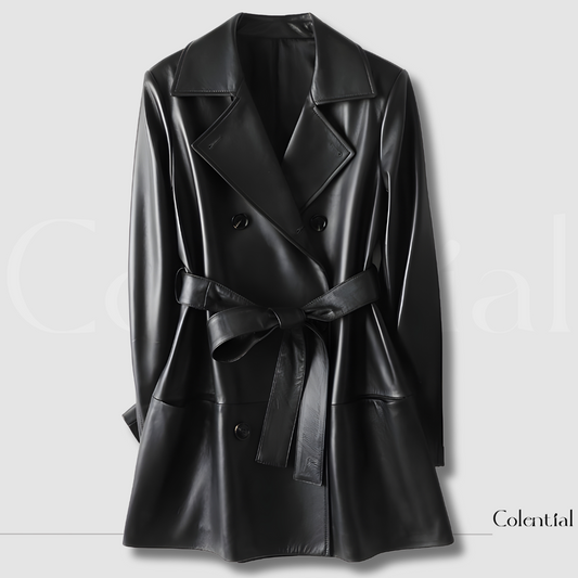 Colential Women's Leather Jacket - C9001
