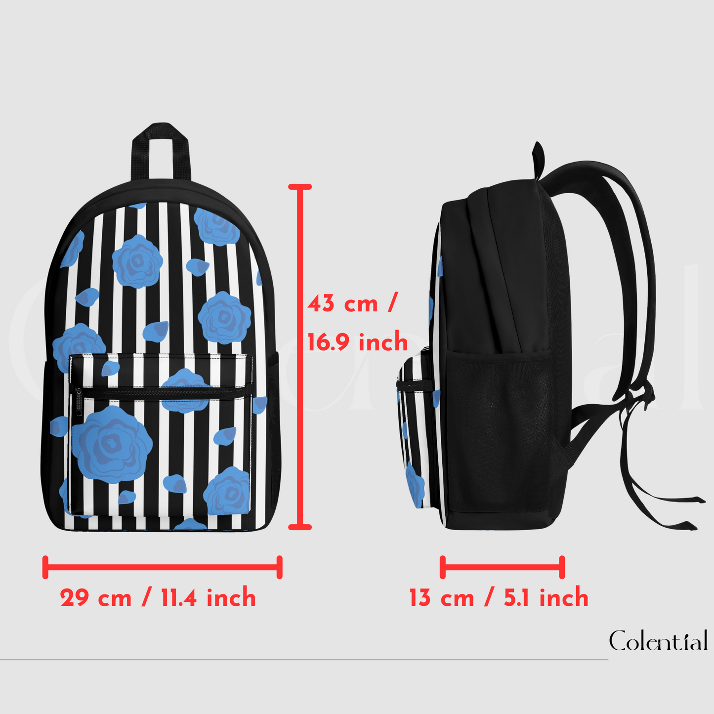 Colential Polyester AOP Backpack - UB014