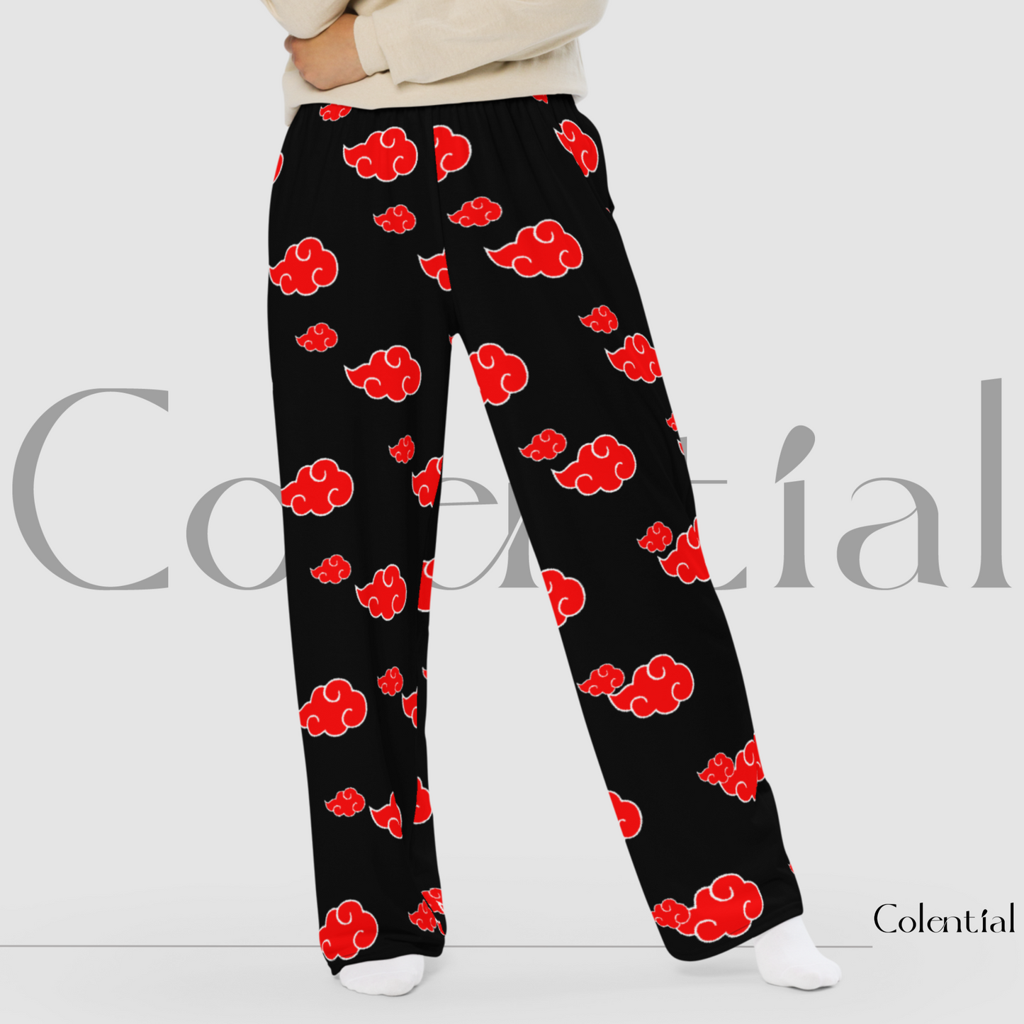 Colential AOP wide-leg pants - GK011