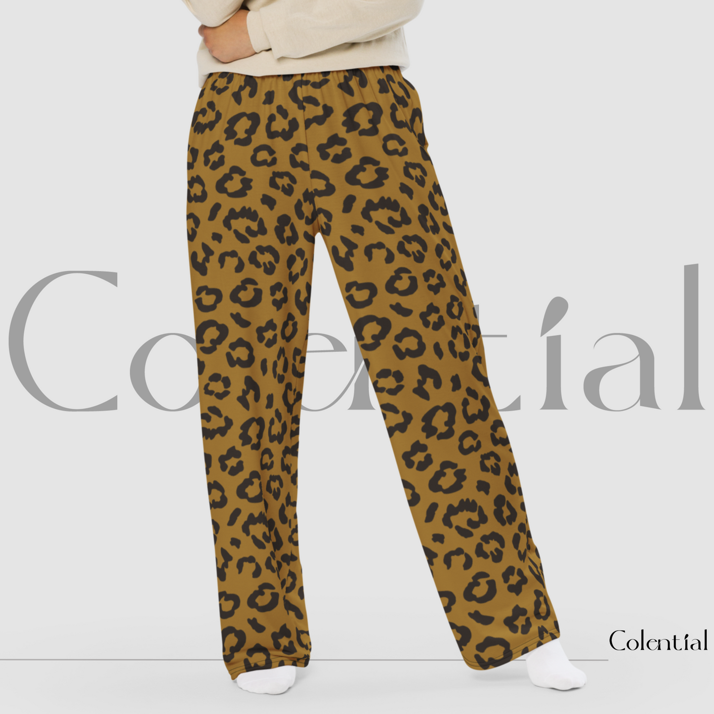 Colential AOP wide-leg pants - GK002