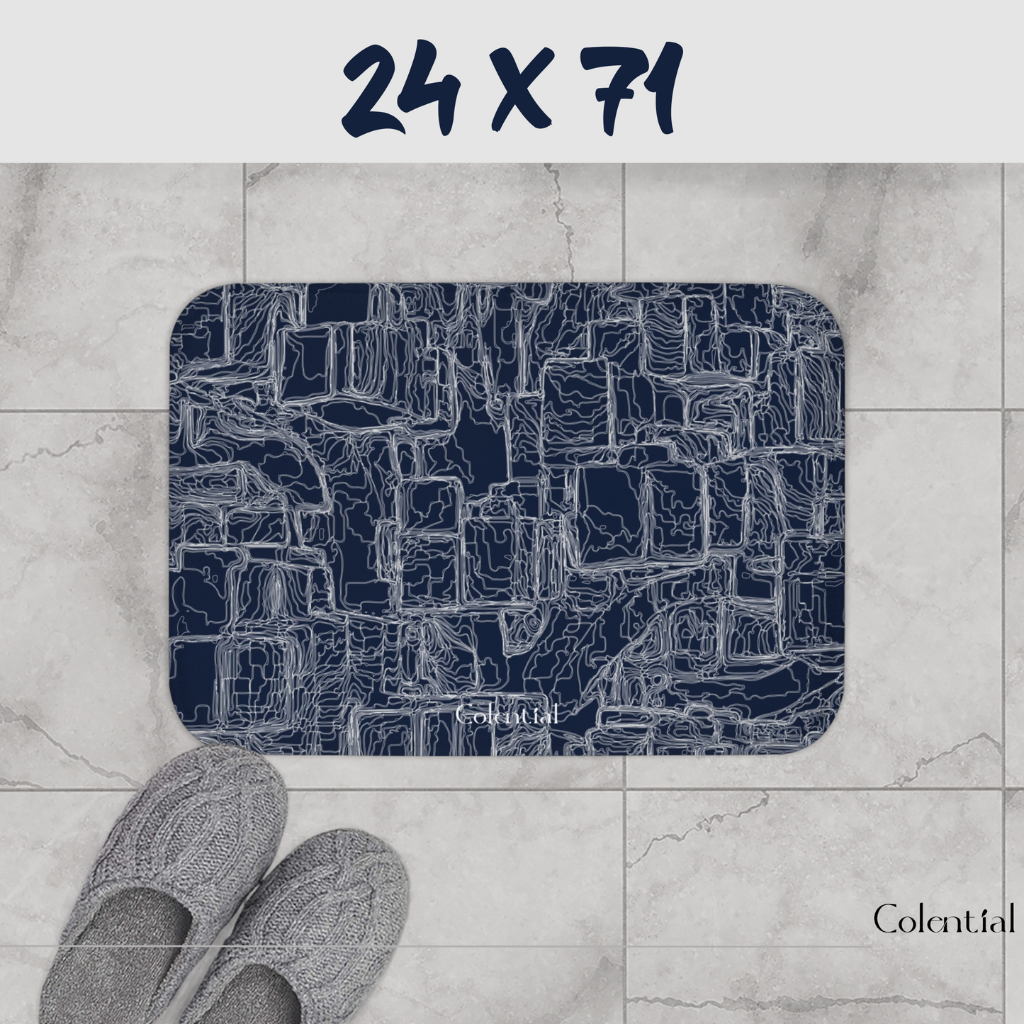 Colential Microfiber Bath Mat - BM004