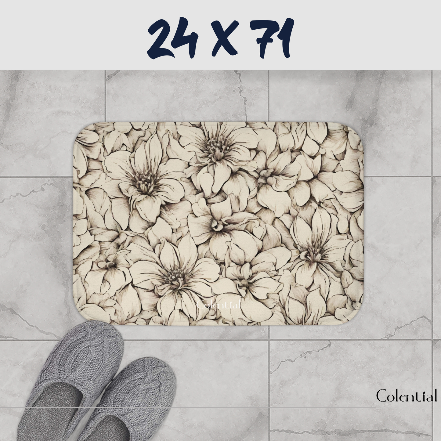 Colential Microfiber Bath Mat - BM010