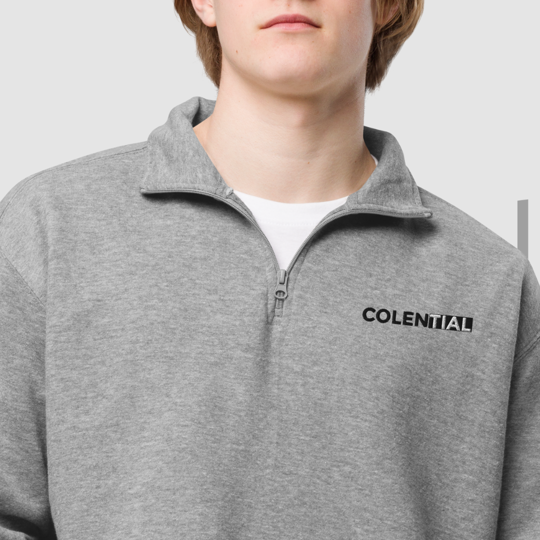 Colential Embroidered Fleece Pullover - SM010