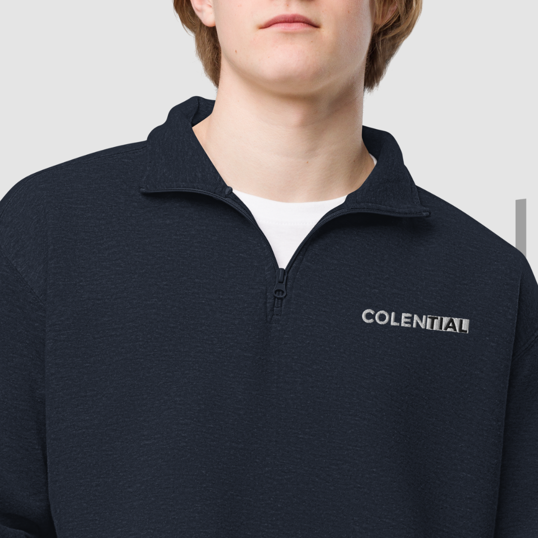 Colential Embroidered Fleece Pullover - SM011