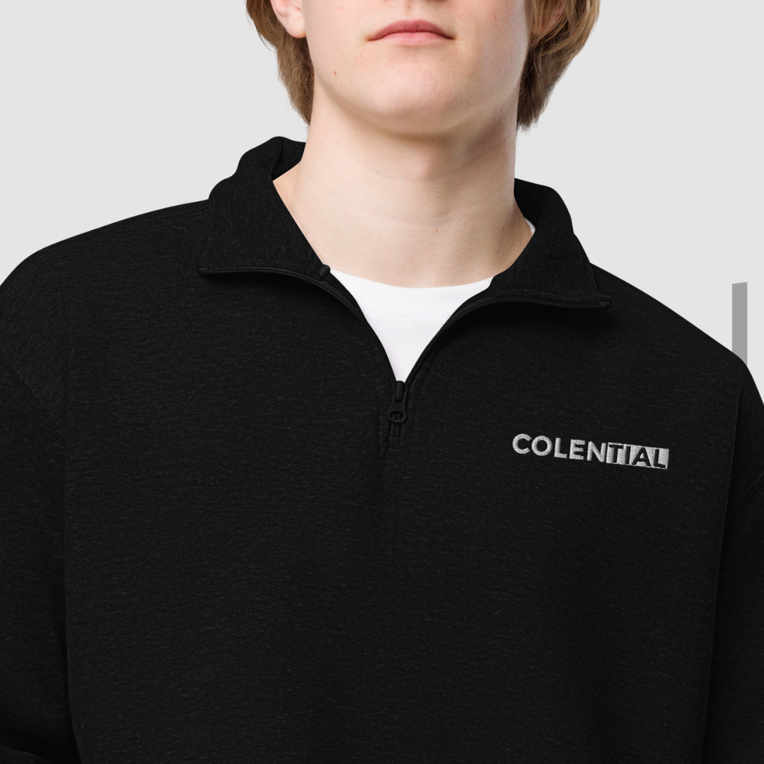 Colential Embroidered Fleece Pullover - SM012