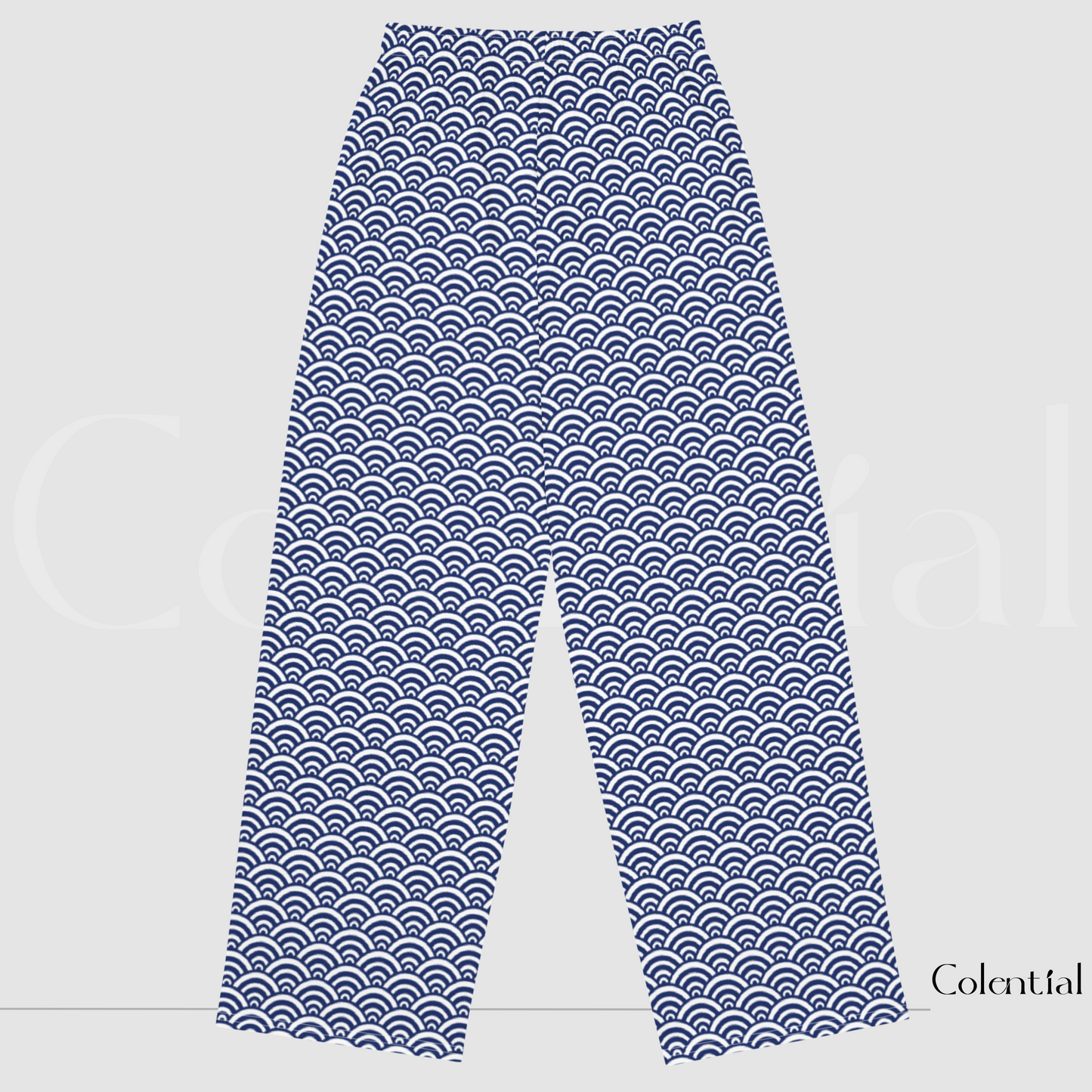 Colential AOP wide-leg pants - PK009