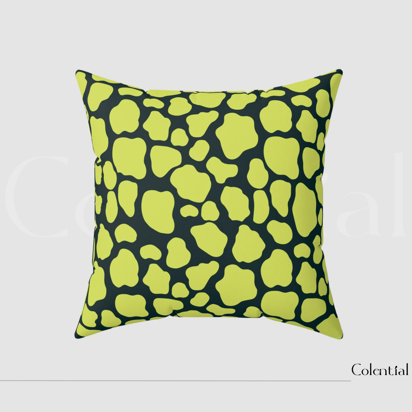 Colential Spun Polyester Square Pillow - HP001