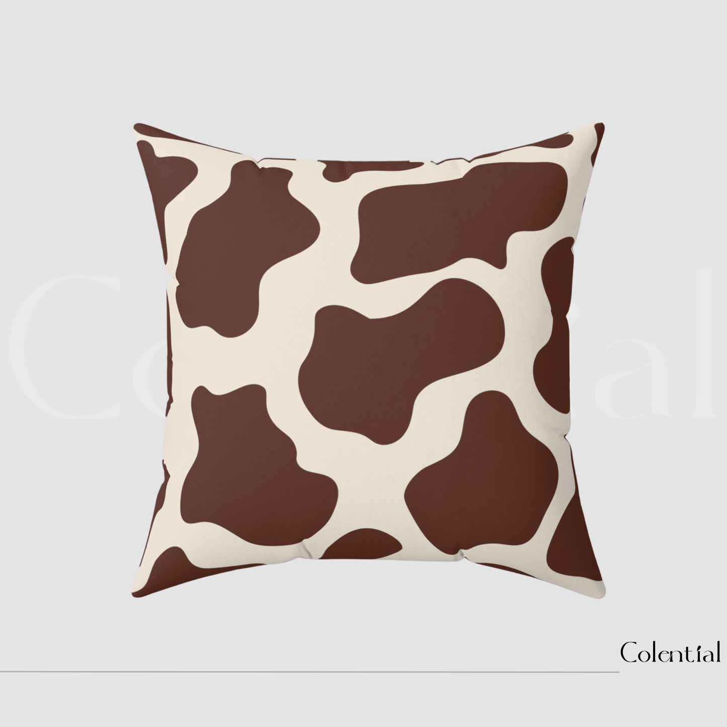 Colential Spun Polyester Square Pillow - HP012