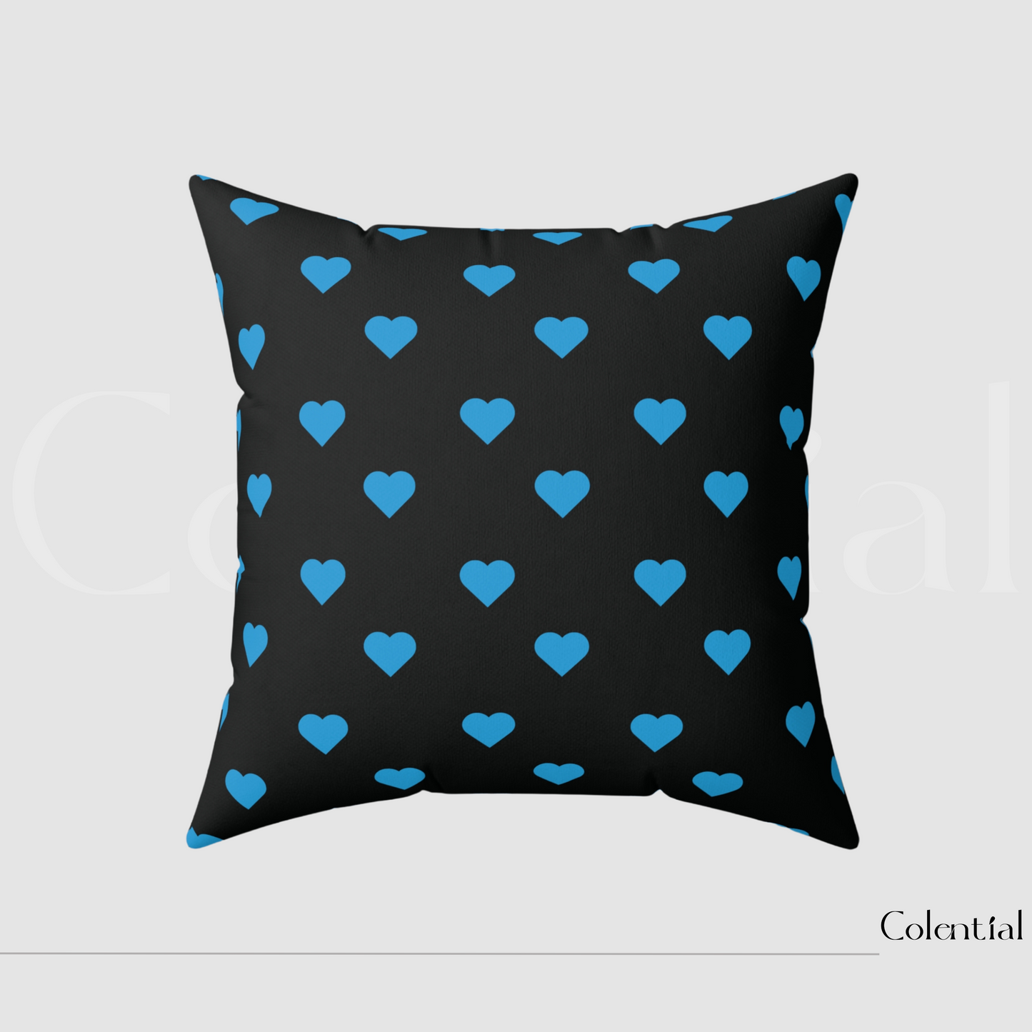 Colential Spun Polyester Square Pillow - HP004