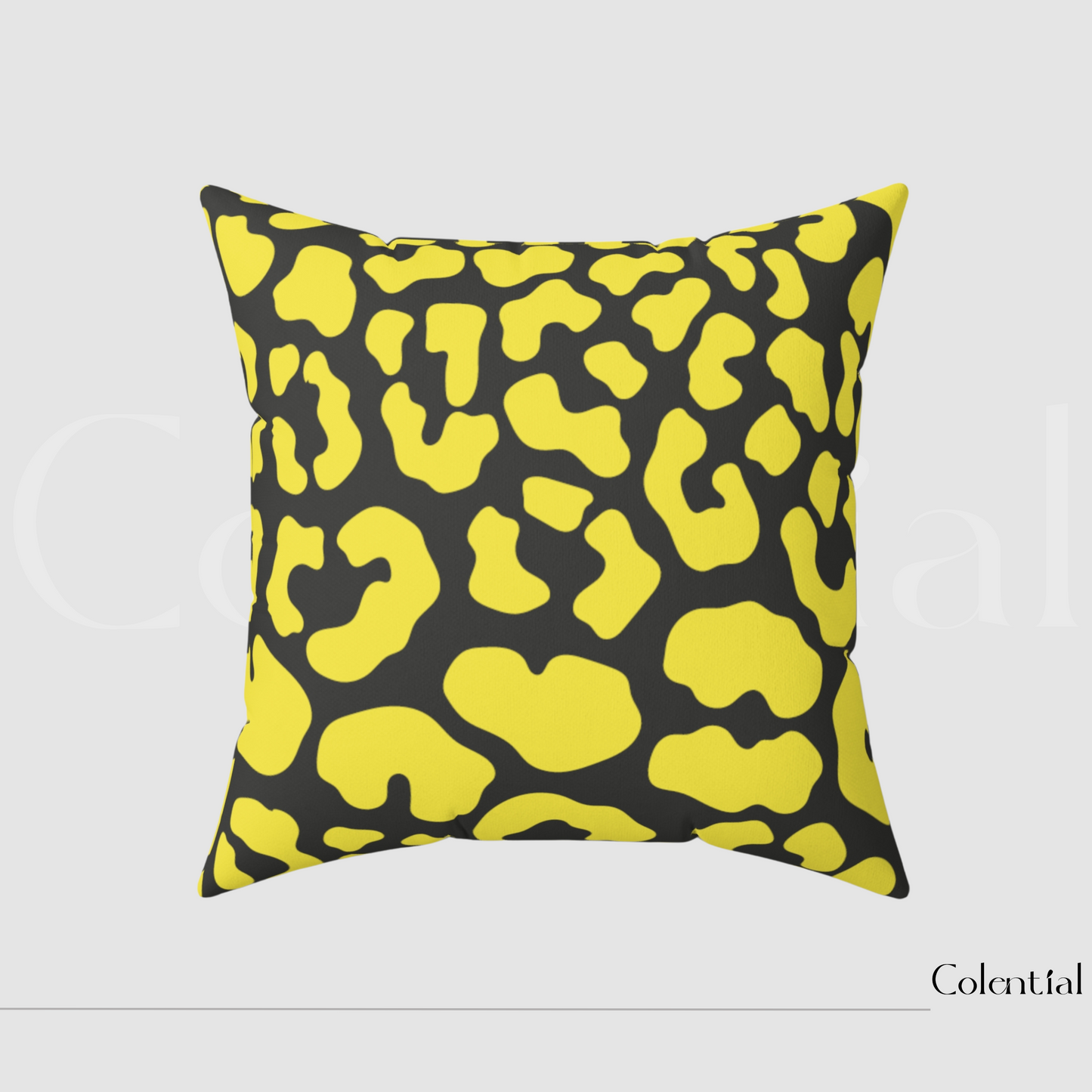 Colential Spun Polyester Square Pillow - HP008