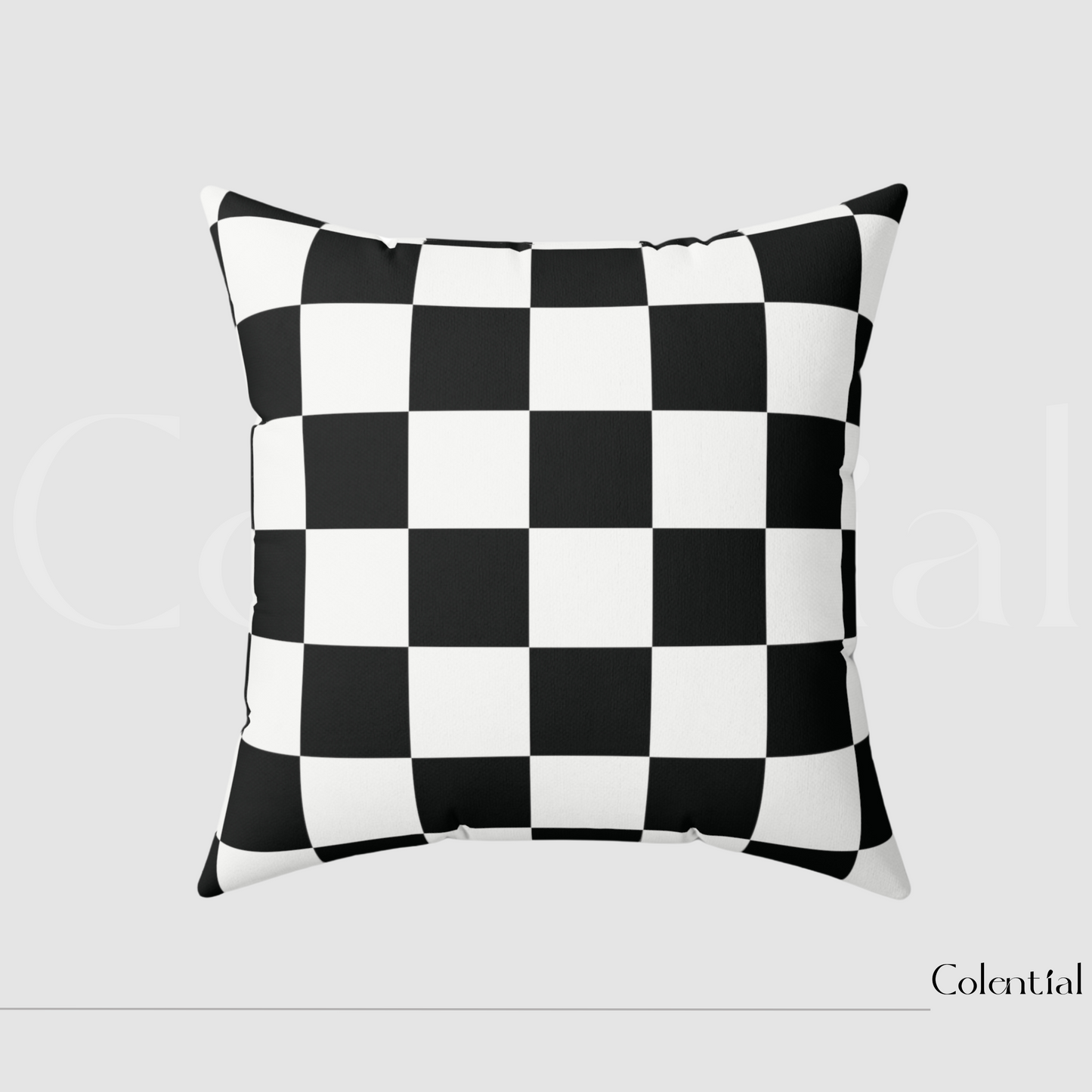 Colential Spun Polyester Square Pillow - HP014