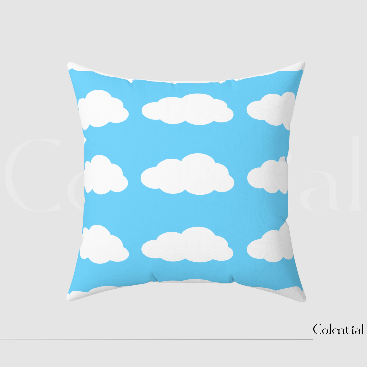 Colential Spun Polyester Square Pillow - HP003