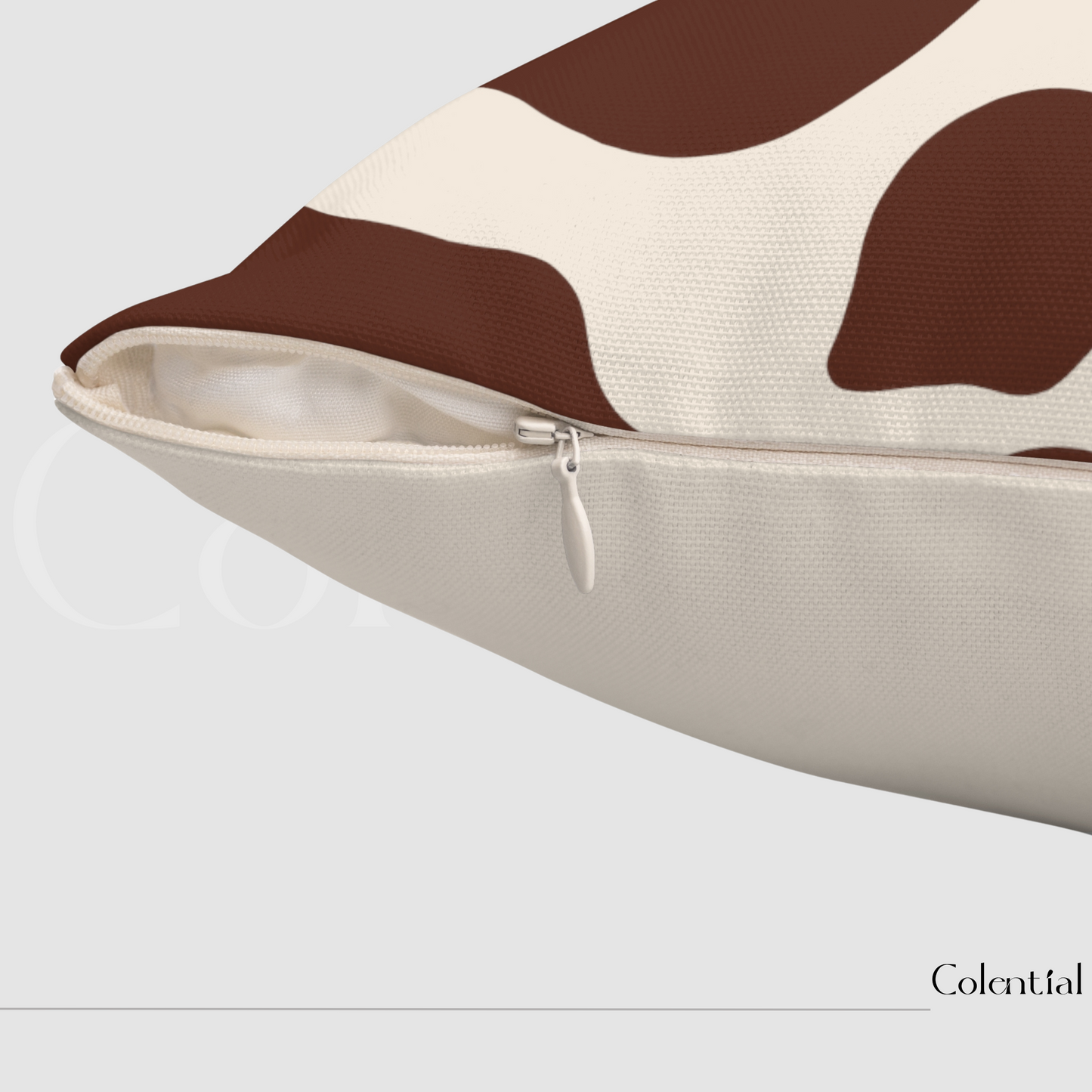 Colential Spun Polyester Square Pillow - HP012