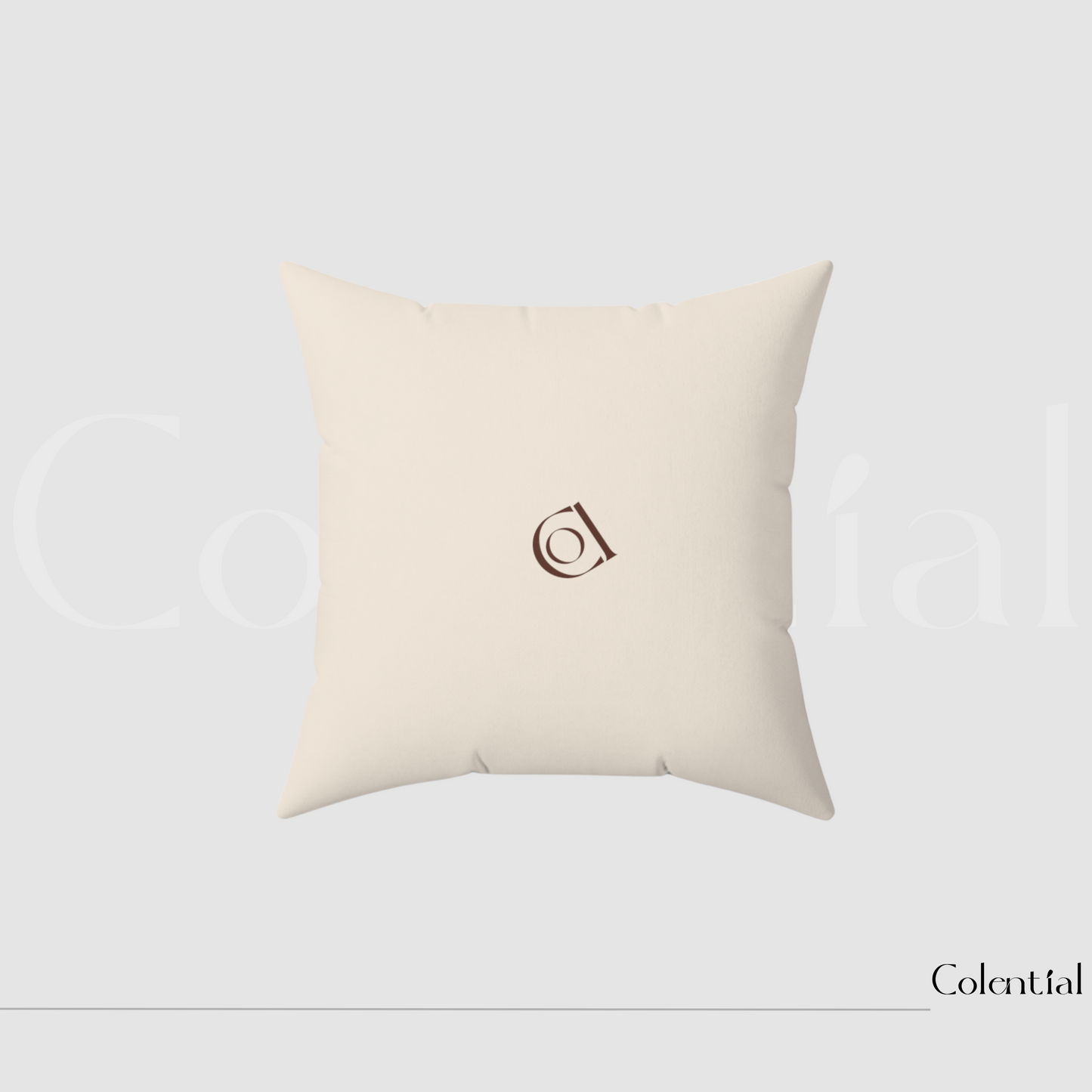 Colential Spun Polyester Square Pillow - HP012