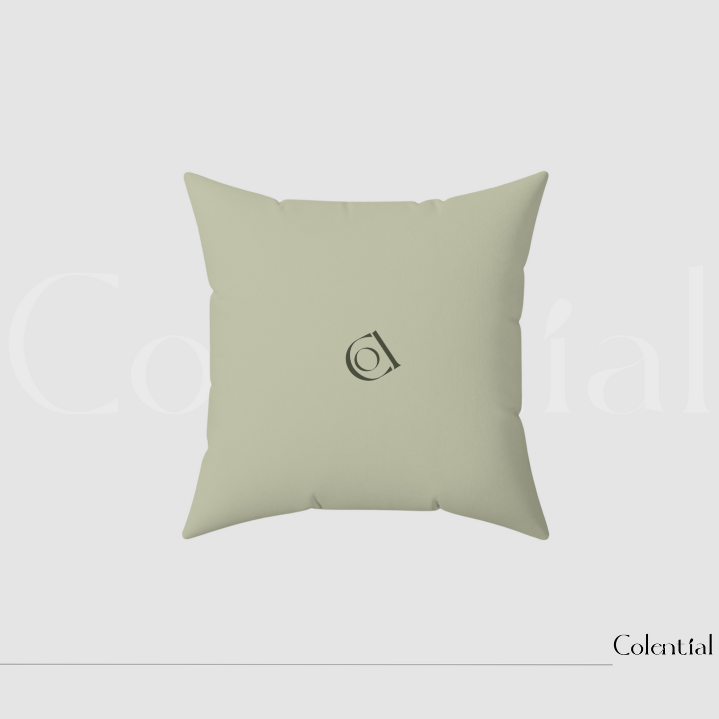 Colential Spun Polyester Square Pillow - HP015