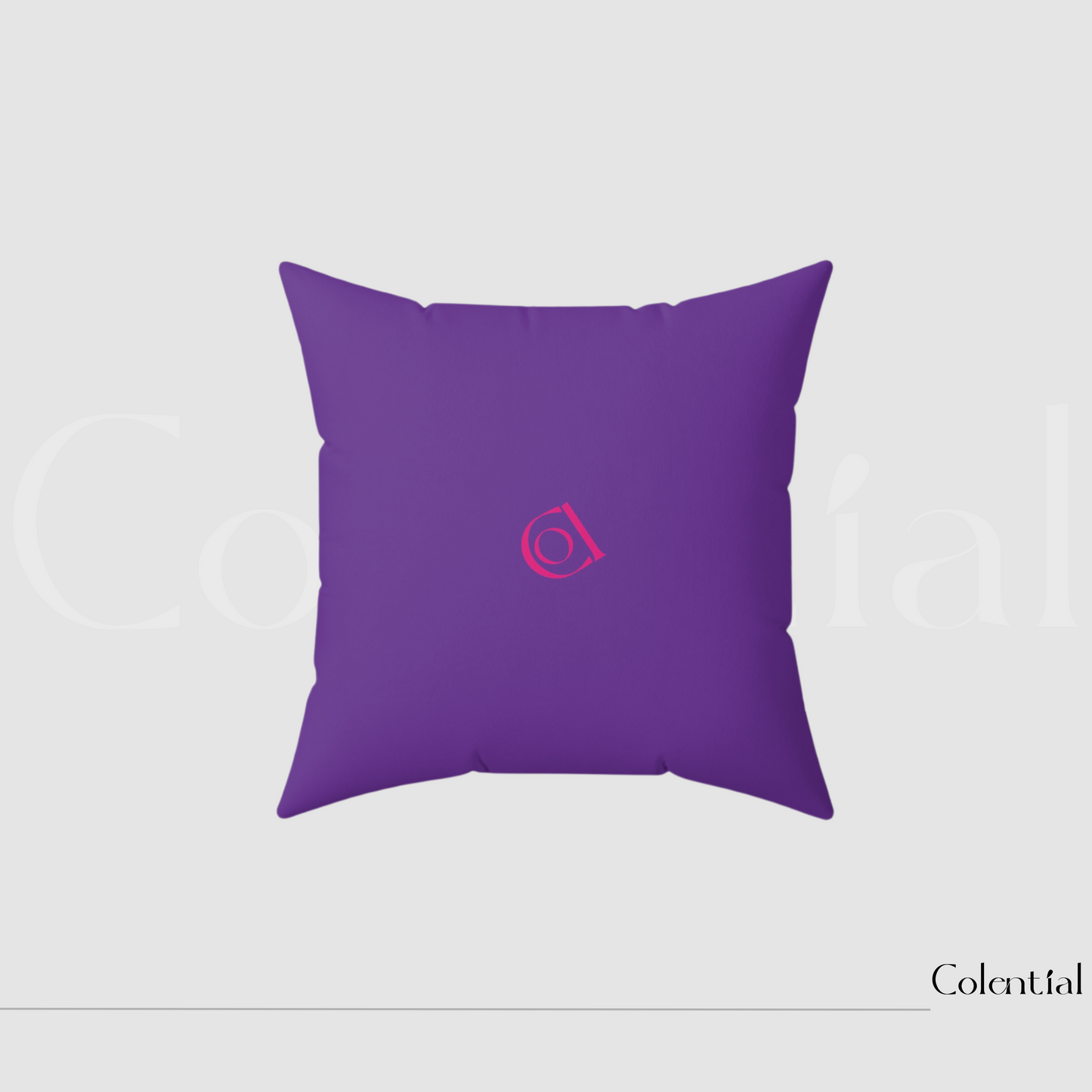 Colential Spun Polyester Square Pillow - HP009