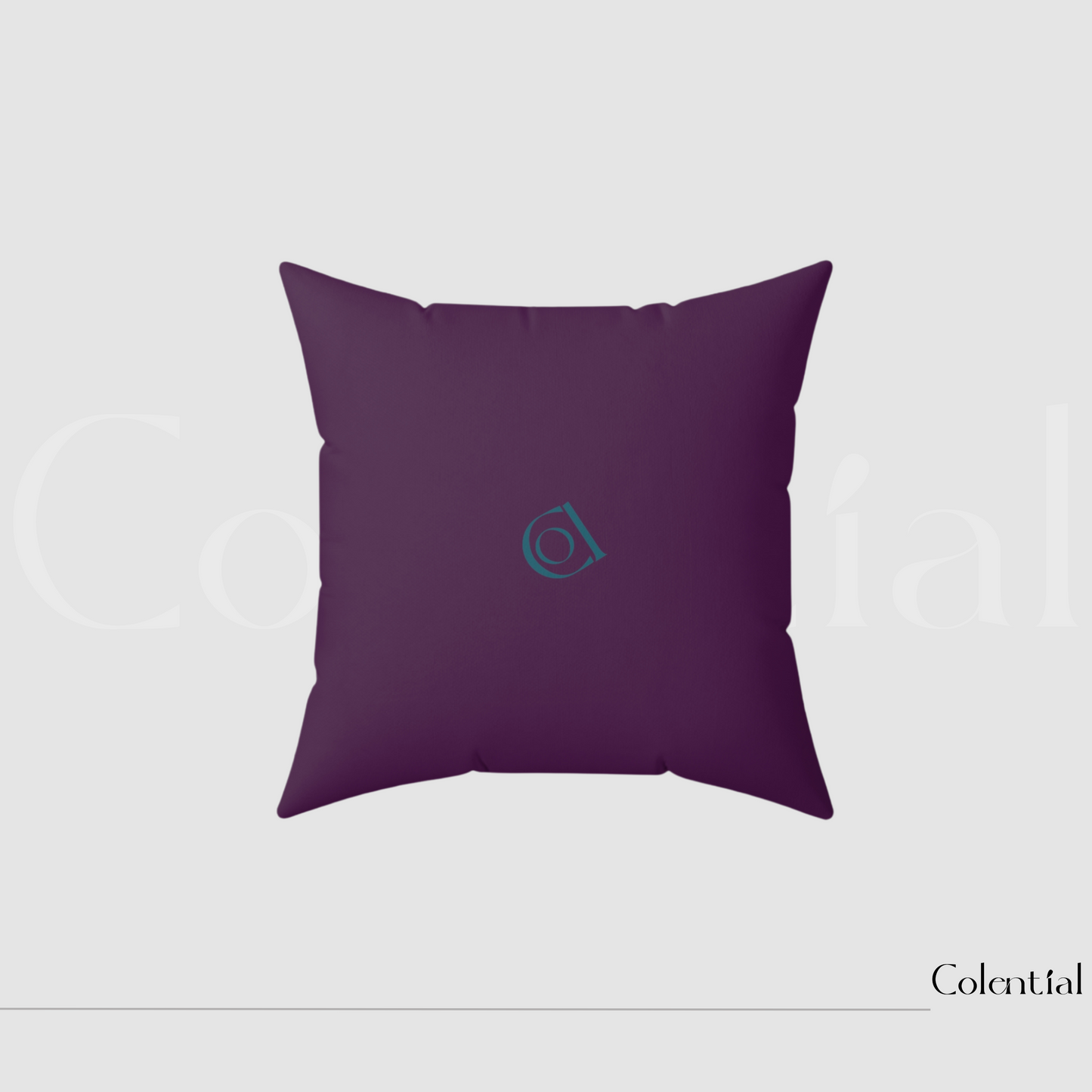 Colential Spun Polyester Square Pillow - HP002