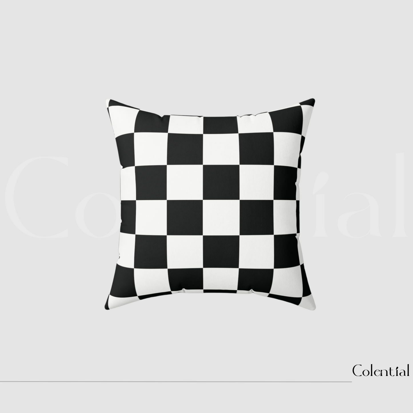 Colential Spun Polyester Square Pillow - HP014