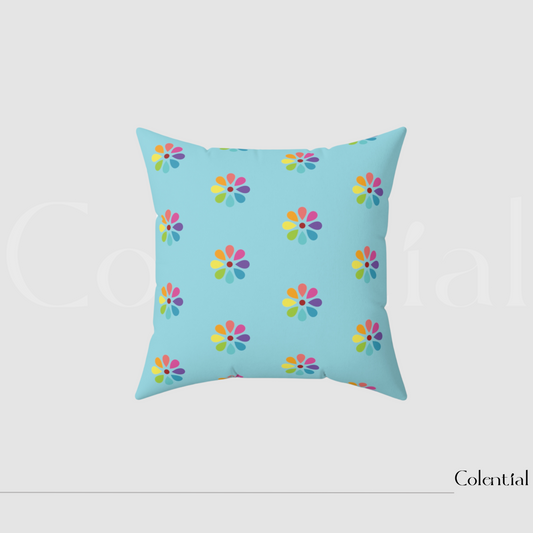 Colential Spun Polyester Square Pillow - HP005