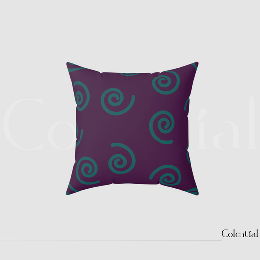 Colential Spun Polyester Square Pillow - HP002