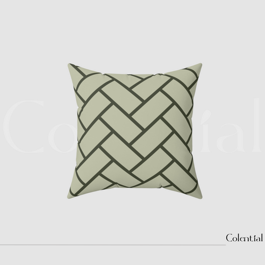 Colential Spun Polyester Square Pillow - HP015