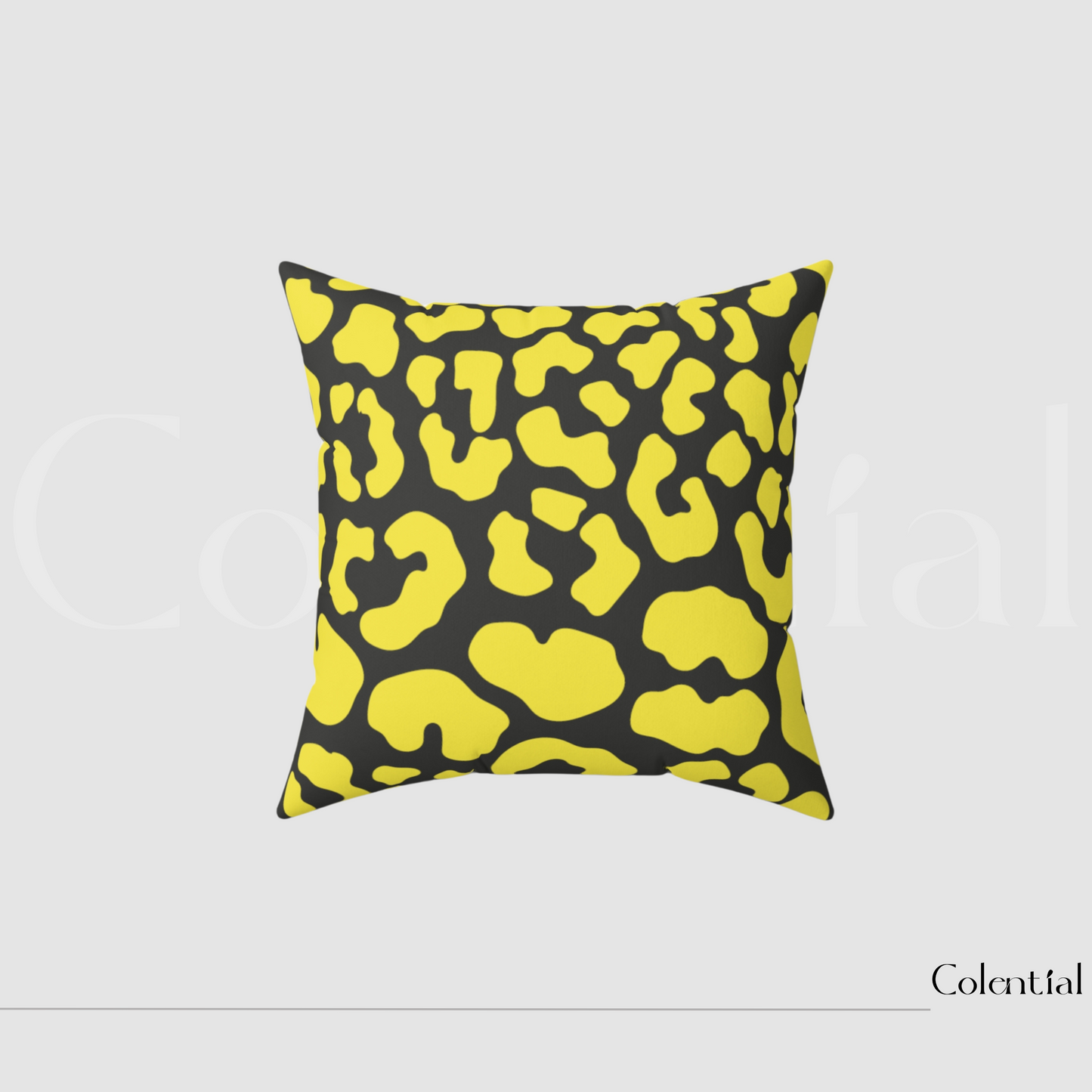 Colential Spun Polyester Square Pillow - HP008