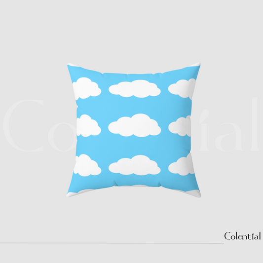 Colential Spun Polyester Square Pillow - HP003