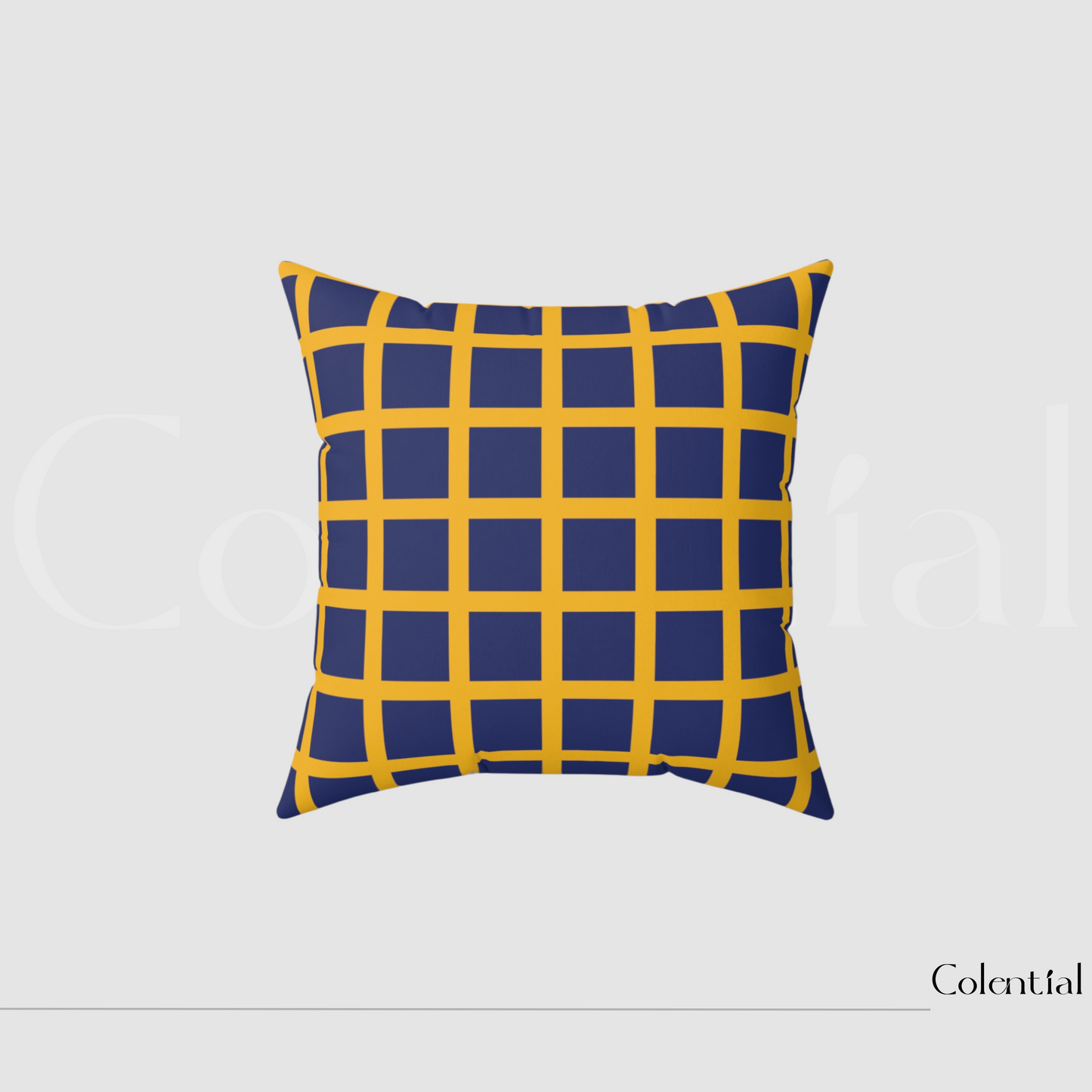 Colential Spun Polyester Square Pillow - HP013