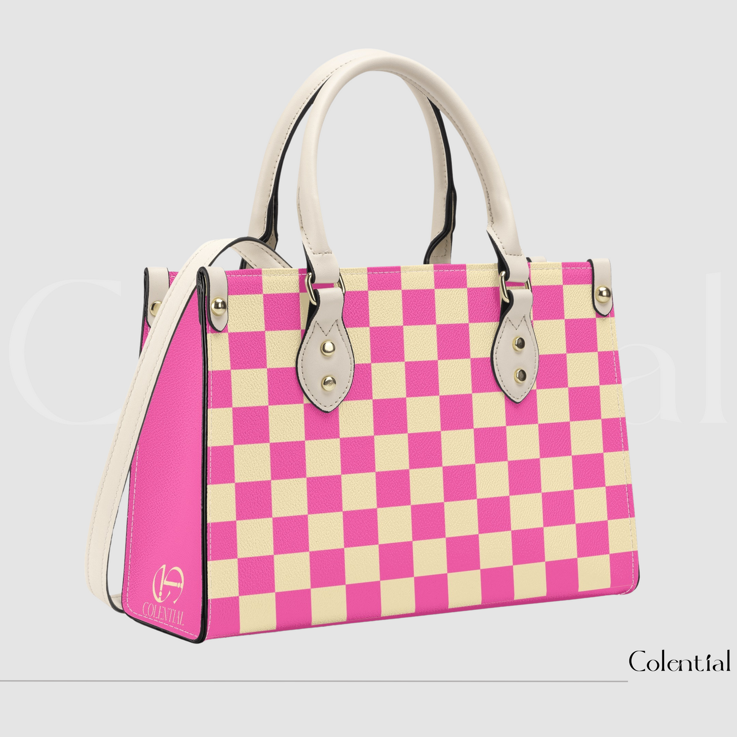 Colential Luxury Women Shoulder Stripe handbag - WB006