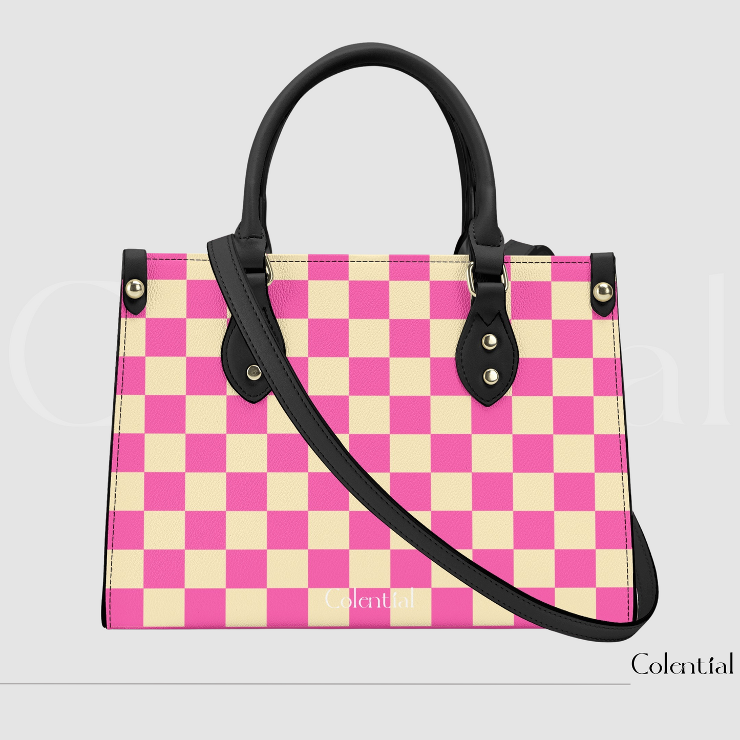 Colential Luxury Women Shoulder Stripe handbag - WB006