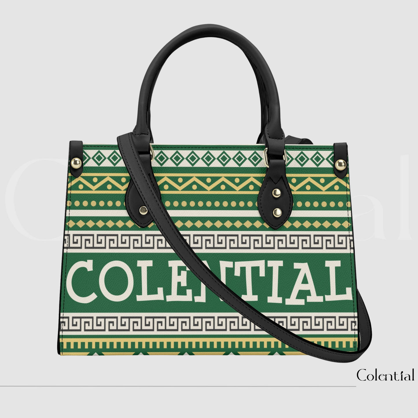 Colential Luxury Women Shoulder Stripe handbag - WB013