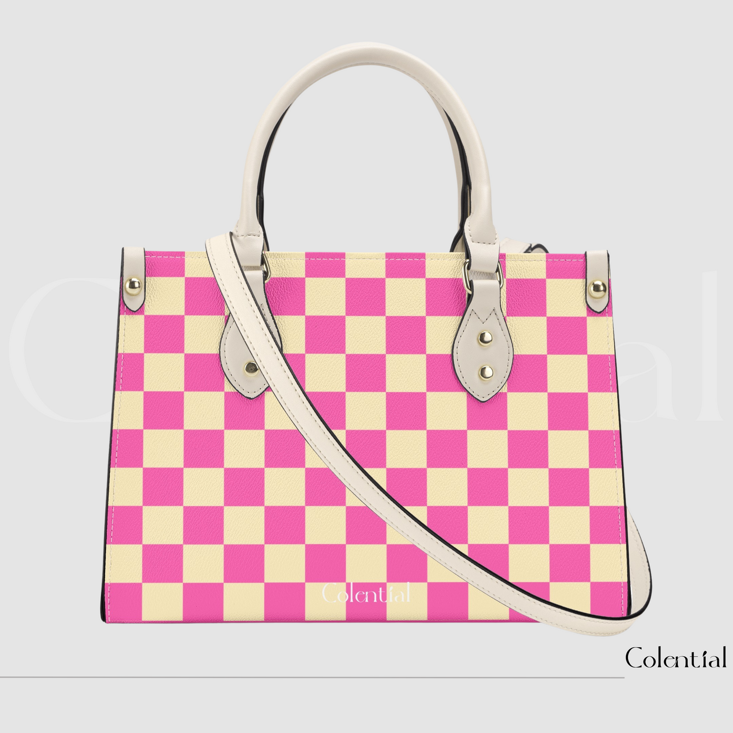 Colential Luxury Women Shoulder Stripe handbag - WB006