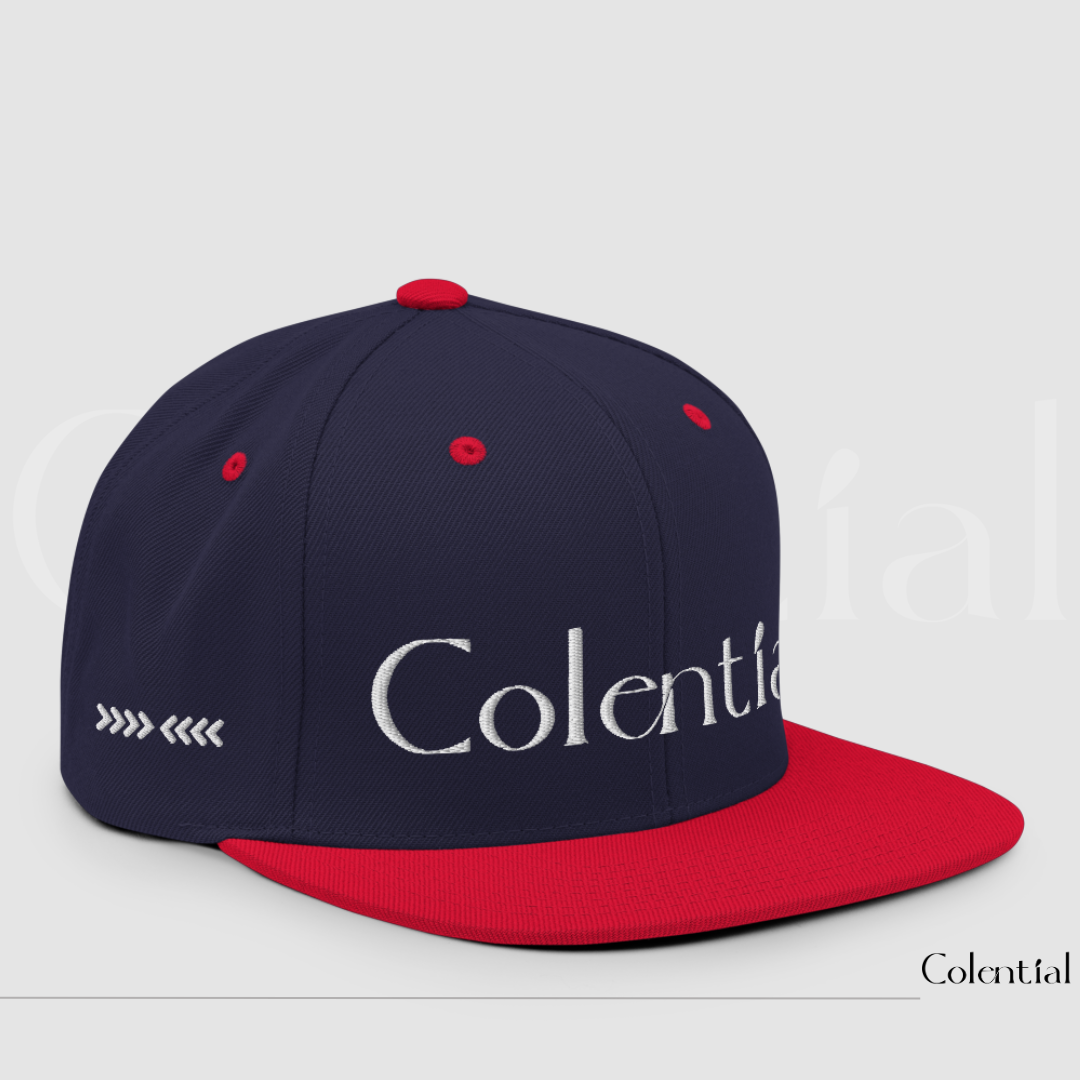 Colential Embroidered Uni-Sex Snapback Hat - CW802