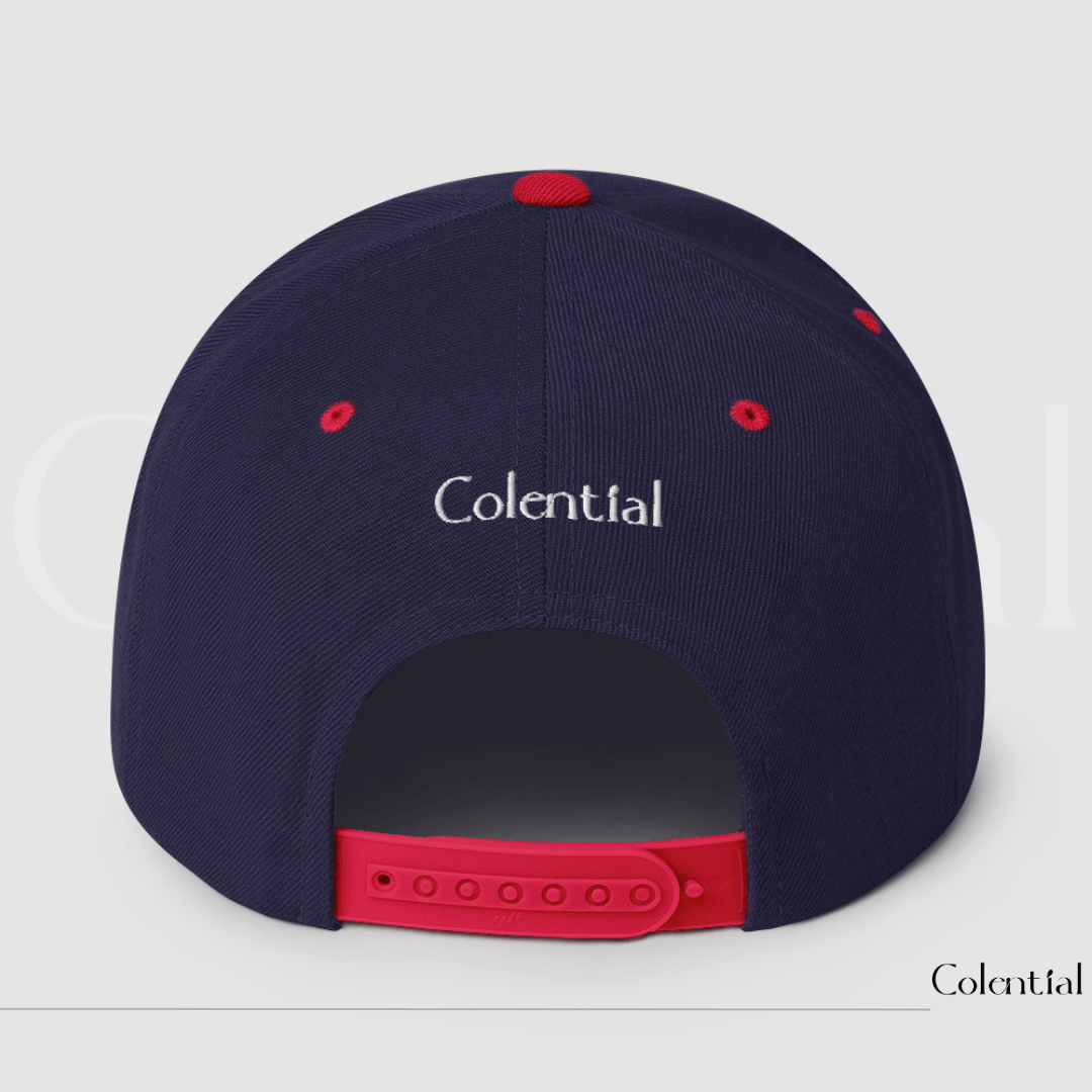 Colential Embroidered Uni-Sex Snapback Hat - CW802