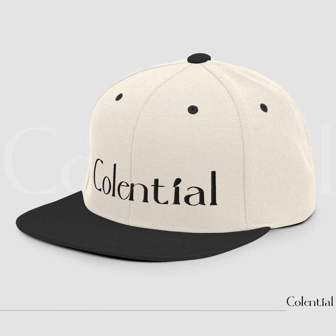 Colential Embroidered Uni-Sex Snapback Hat - CW803