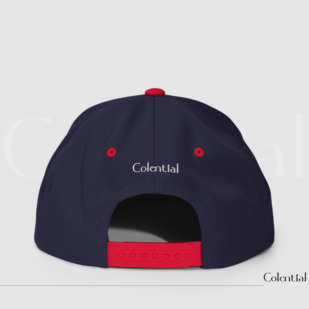 Colential Embroidered Uni-Sex Snapback Hat - CW802