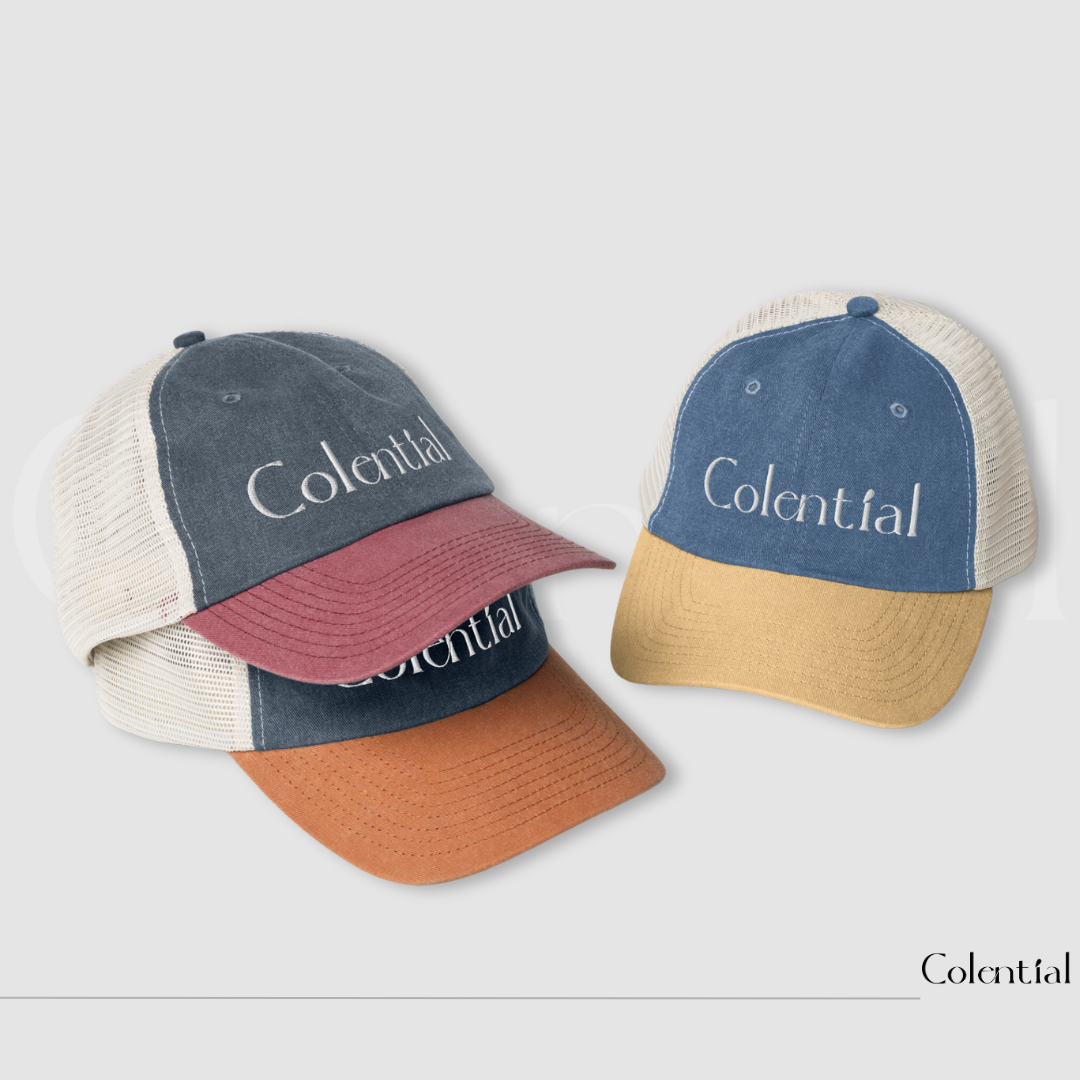 Colential Embroidered Uni-Sex Pigment-dyed Sportsman cap - CW804