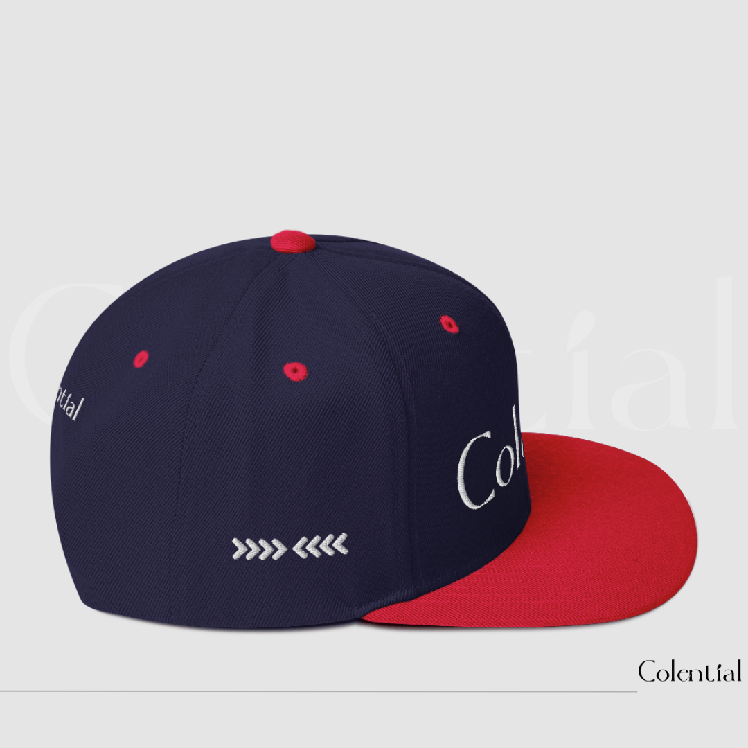 Colential Embroidered Uni-Sex Snapback Hat - CW802