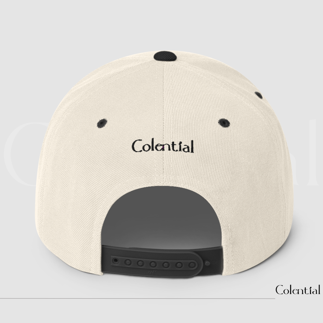 Colential Embroidered Uni-Sex Snapback Hat - CW803