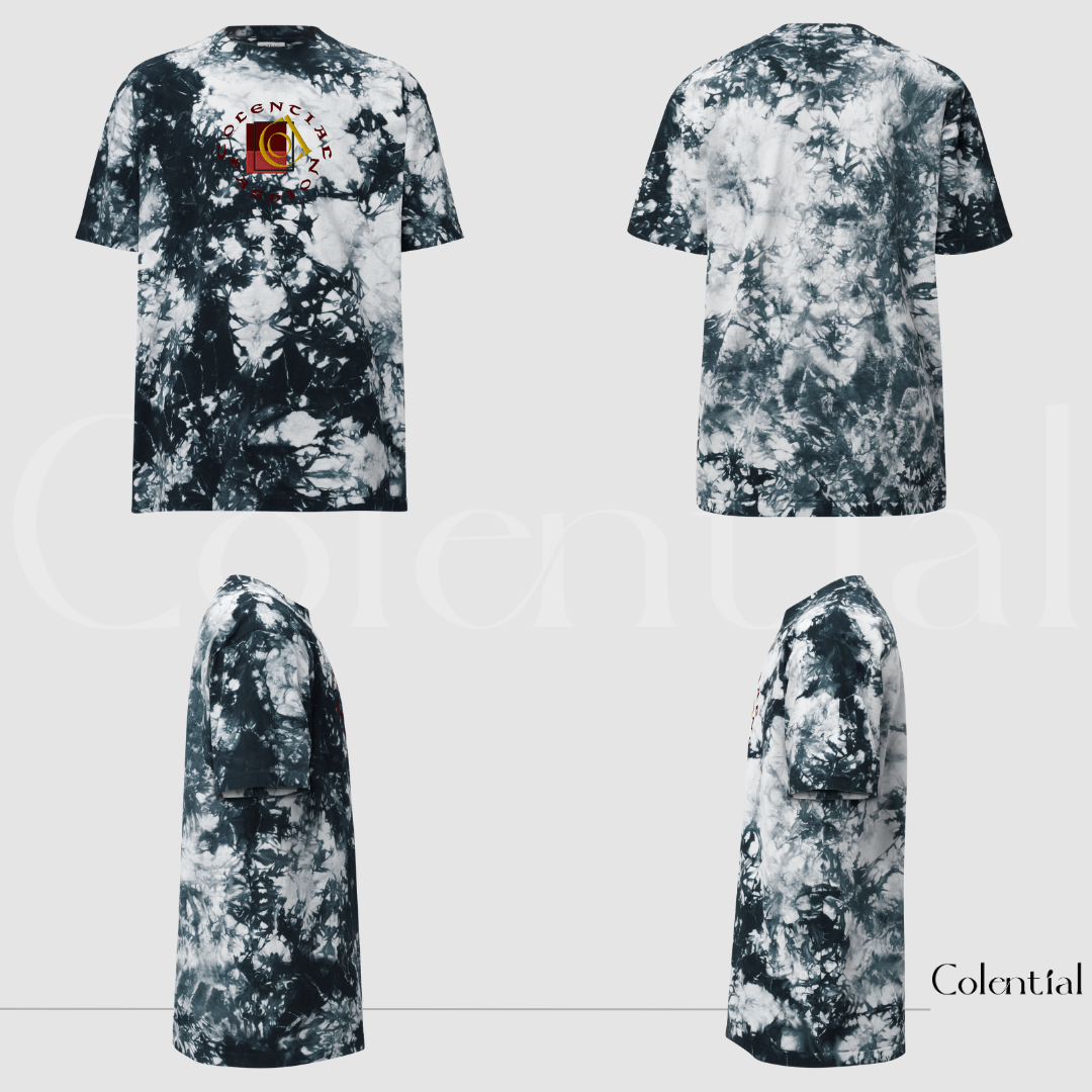 Colential Oversized tie-dye t-shirt - TD007