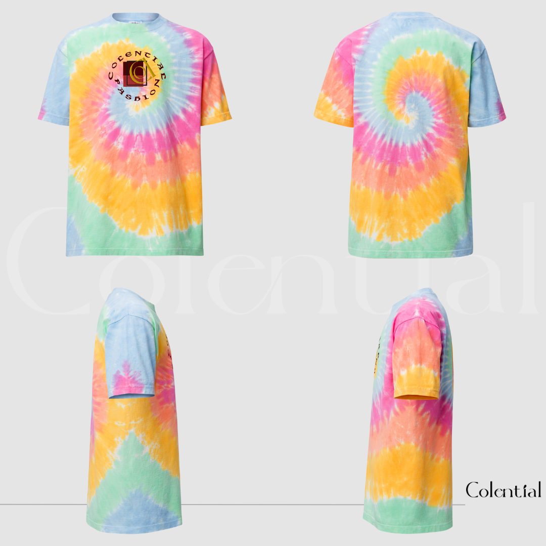 Colential Oversized tie-dye t-shirt - TD007