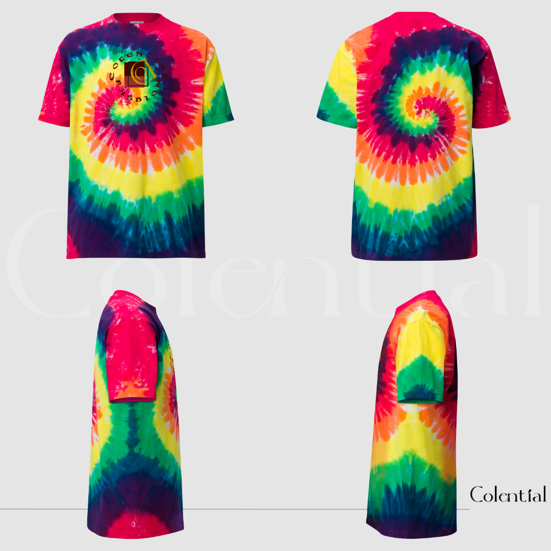 Colential Oversized tie-dye t-shirt - TD007