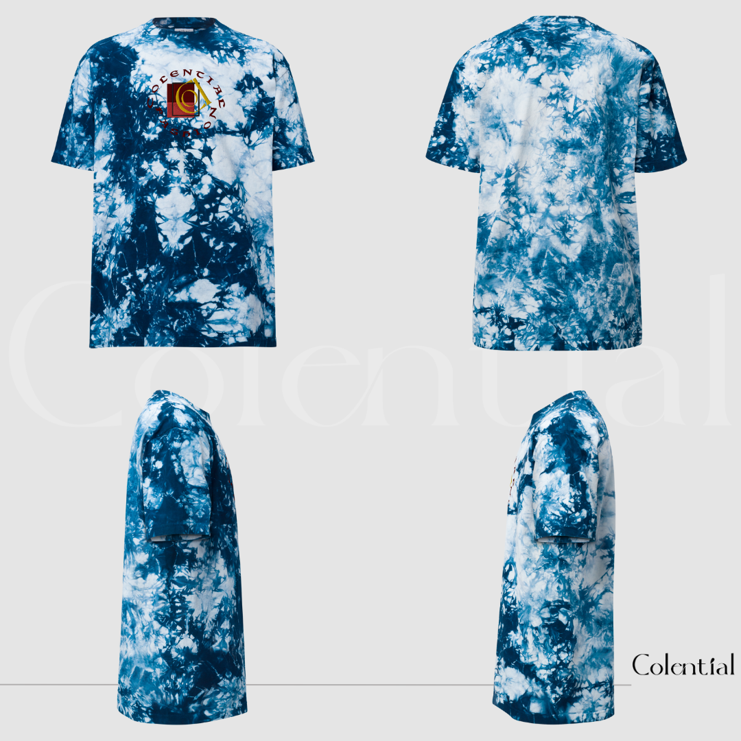 Colential Oversized tie-dye t-shirt - TD007