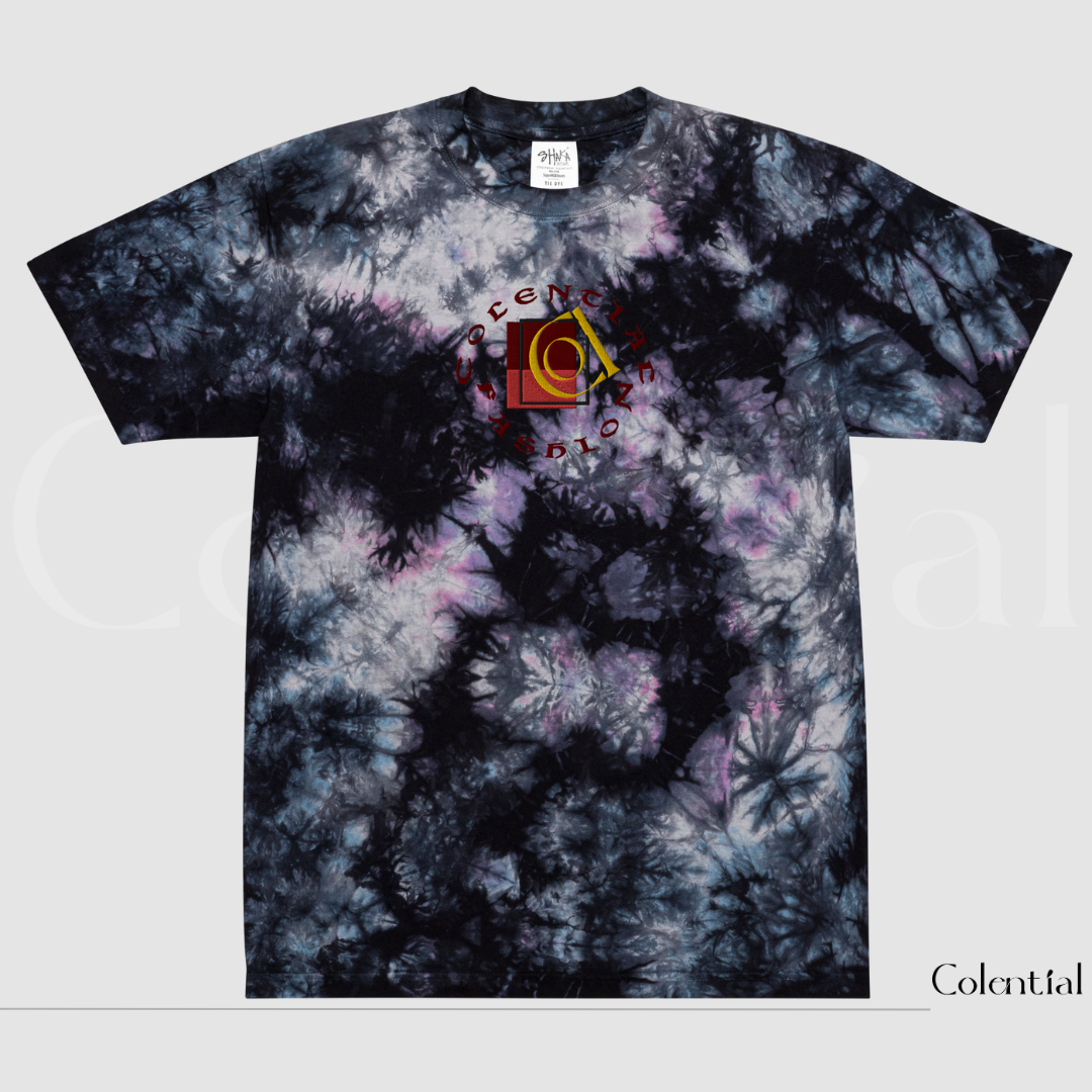 Colential Oversized tie-dye t-shirt - TD007