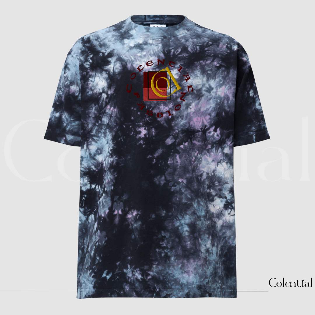 Colential Oversized tie-dye t-shirt - TD007